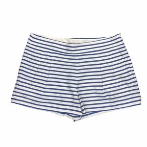 J.CREW Shorts Size 10 Blue & White